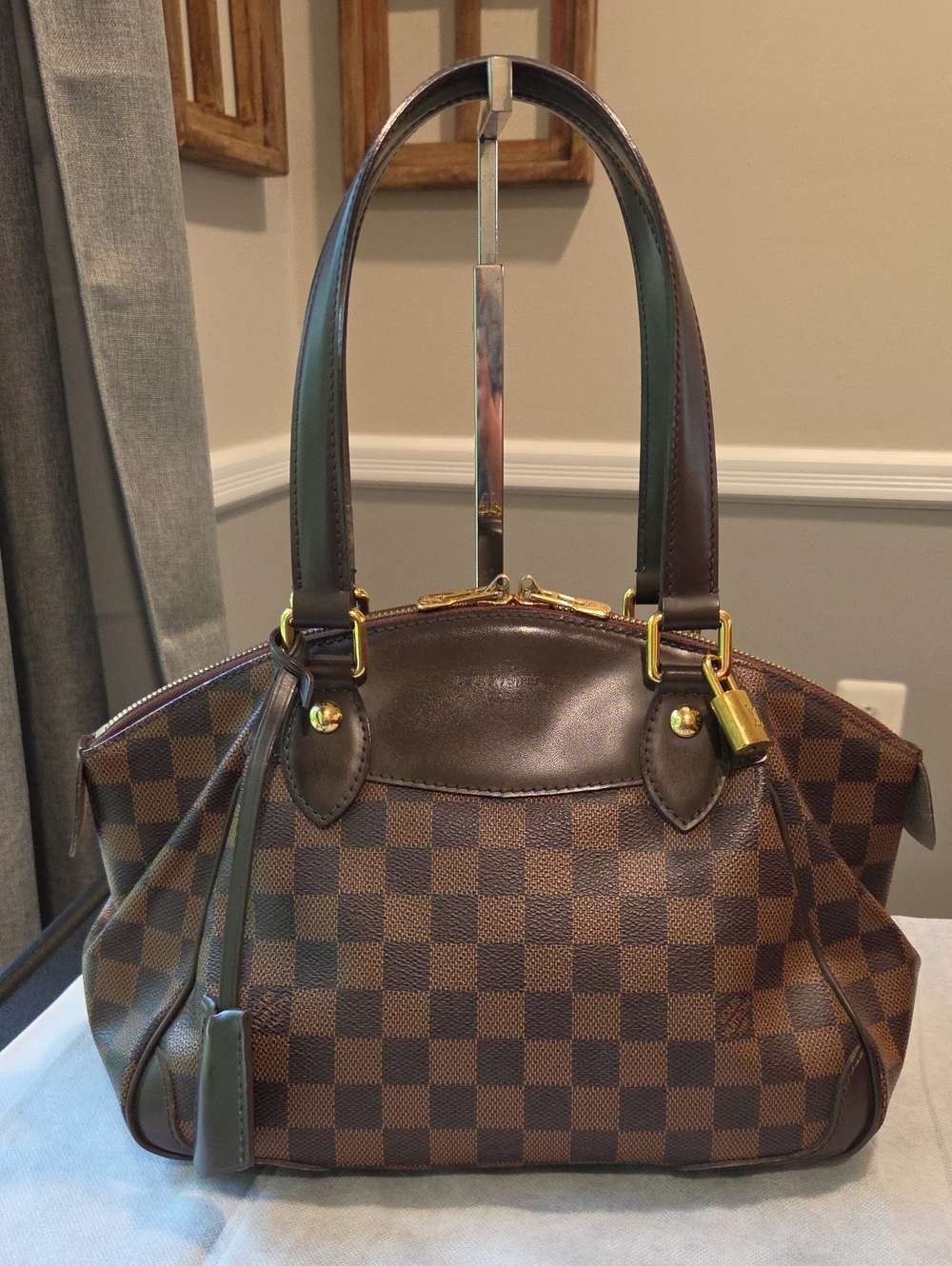 Louis Vuitton Damier Ebene Verona PM W/COA And Dustbag